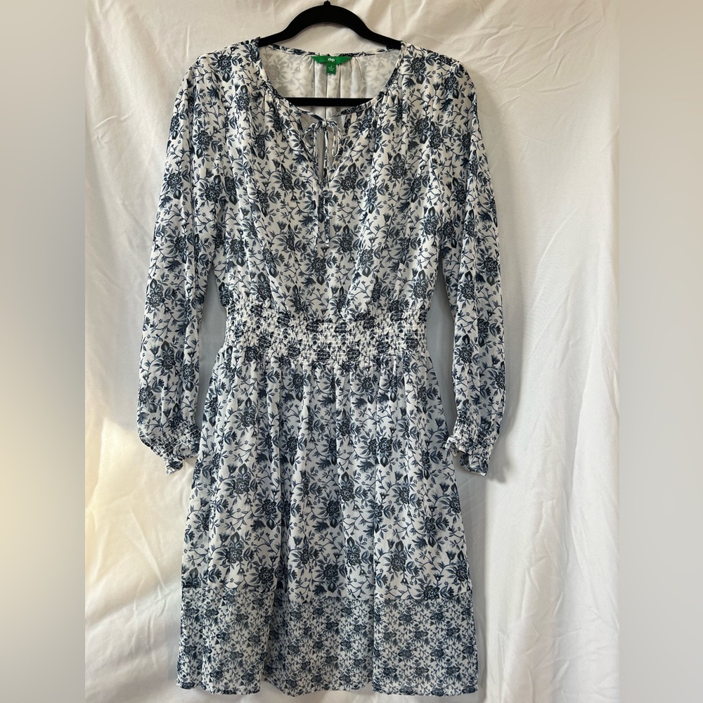 Floral Blue Dress